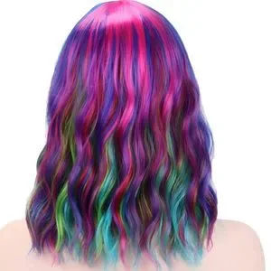 Hair | Illiana 14 Rainbow Wig Nwt Super Fun | Poshmark display picture 2